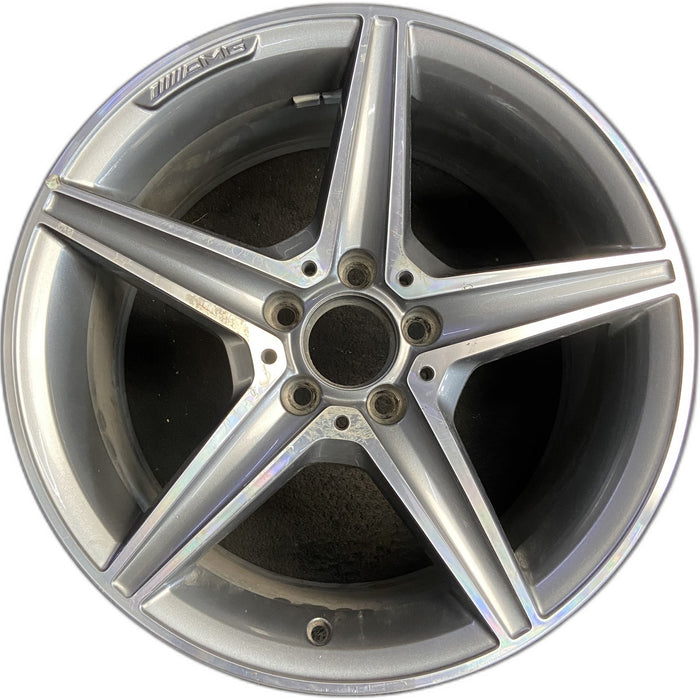 18" MERCEDES C-CLASS 15 205 Type; , C400, 5 spoke, 18x8.5, gray accents - Front View