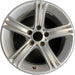 17" BMW 320i 12-13 , 17x7.5 , 5 spoke, triple edge spoke Original OEM Wheel Rim - Front View