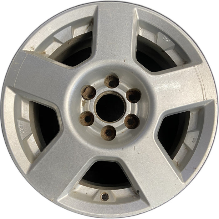 16" FRONTIER 05-08 16x7, alloy, 5 spoke Original OEM Wheel Rim - Front View