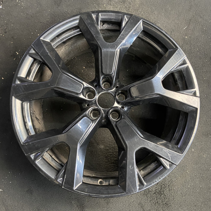 21" X7 19-20 21x9.5, 5 spoke, Y spoke, black Original OEM Wheel Rim - Additional View