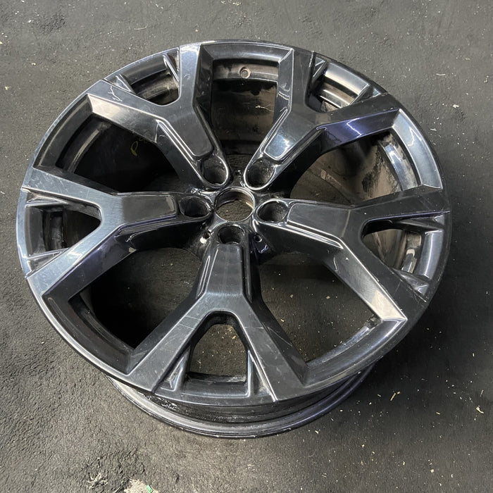 21" X7 19-20 21x9.5, 5 spoke, Y spoke, black Original OEM Wheel Rim - View 8