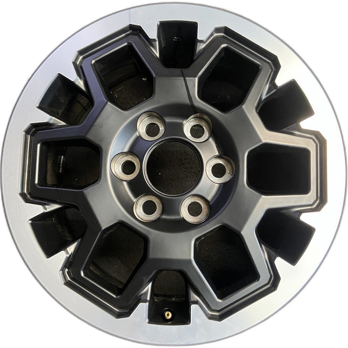 18" 4 RUNNER 25 18x7.5, machined finish Original OEM Wheel Rim - Front View