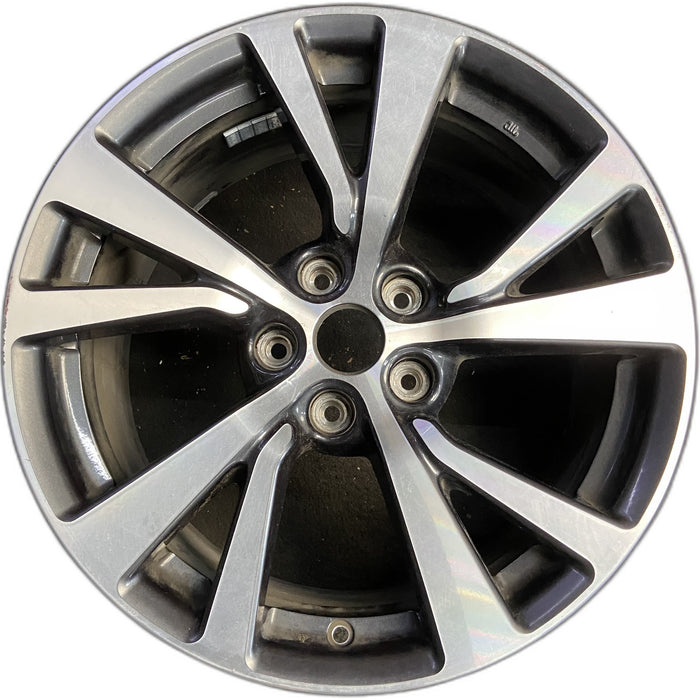 18" MAXIMA 16-18 18x8.5 , 10 spoke Original OEM Wheel Rim - Front View