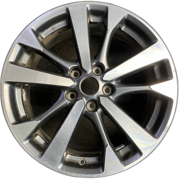 18" ALTIMA 16 18x7.5 , 10 spoke Original OEM Wheel Rim - Front View