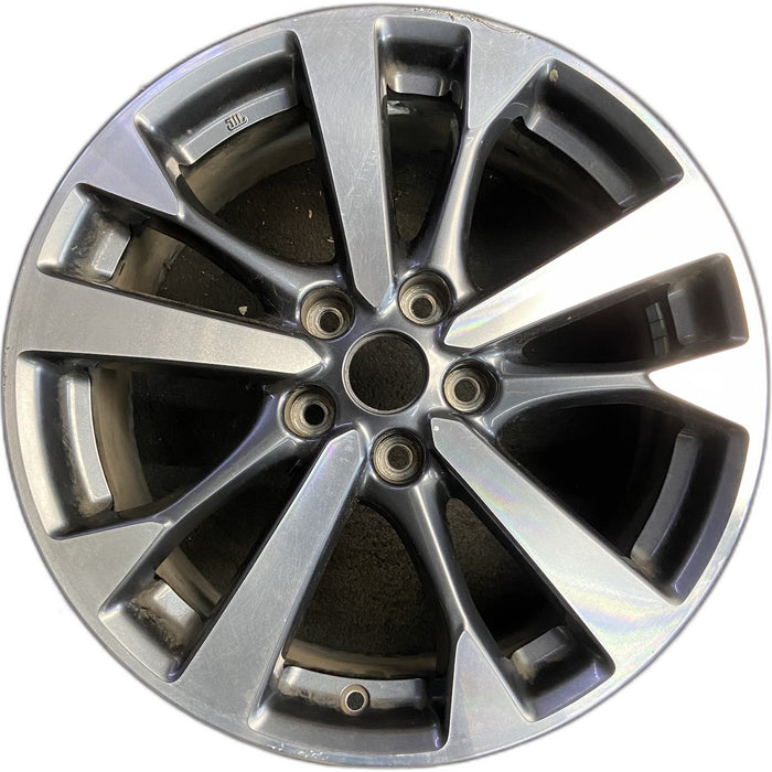 18" ALTIMA 16 18x7.5 , 10 spoke Original OEM Wheel Rim - Front View