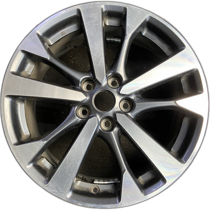 18" ALTIMA 16 18x7.5 , 10 spoke Original OEM Wheel Rim - Front View