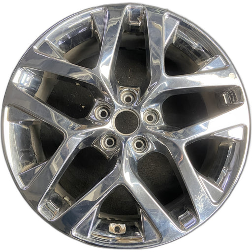 19" SORENTO 19 19x7.5 , 5 Y spoke, chrome, w/o Original OEM Wheel Rim - Front View