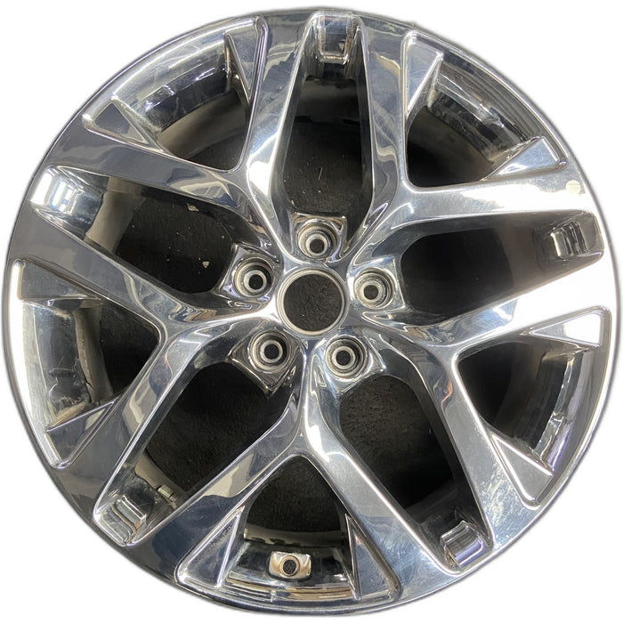 19" SORENTO 19 19x7.5 , 5 Y spoke, chrome, w/o Original OEM Wheel Rim - Front View