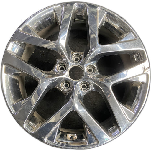 19" SORENTO 19 19x7.5 , 5 Y spoke, chrome, w/o Original OEM Wheel Rim - Front View