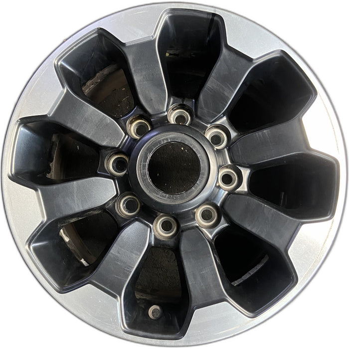 17" DODGE 2500 PICKUP 17-18 , 17x8 , 8 spoke Original OEM Wheel Rim - Front View