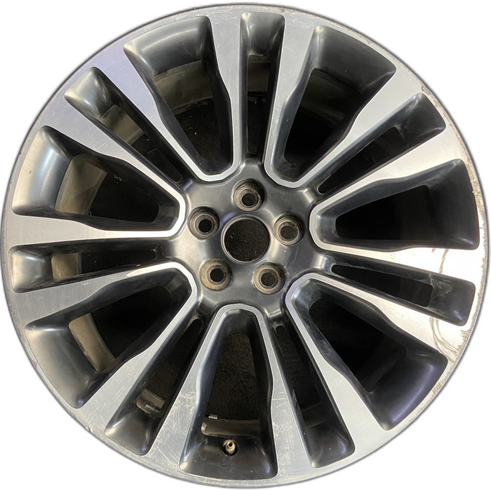 20" LINCOLN CONTINENTAL 17-19 20x8.5 , 14 spoke Original OEM Wheel Rim - Front View