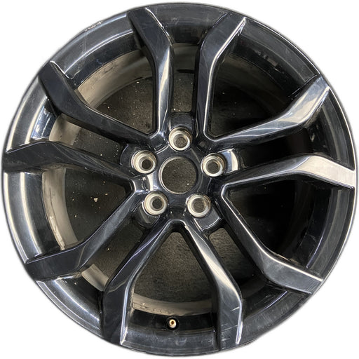 18" FUSION 19-20 18x8, , , , black Original OEM Wheel Rim - Front View