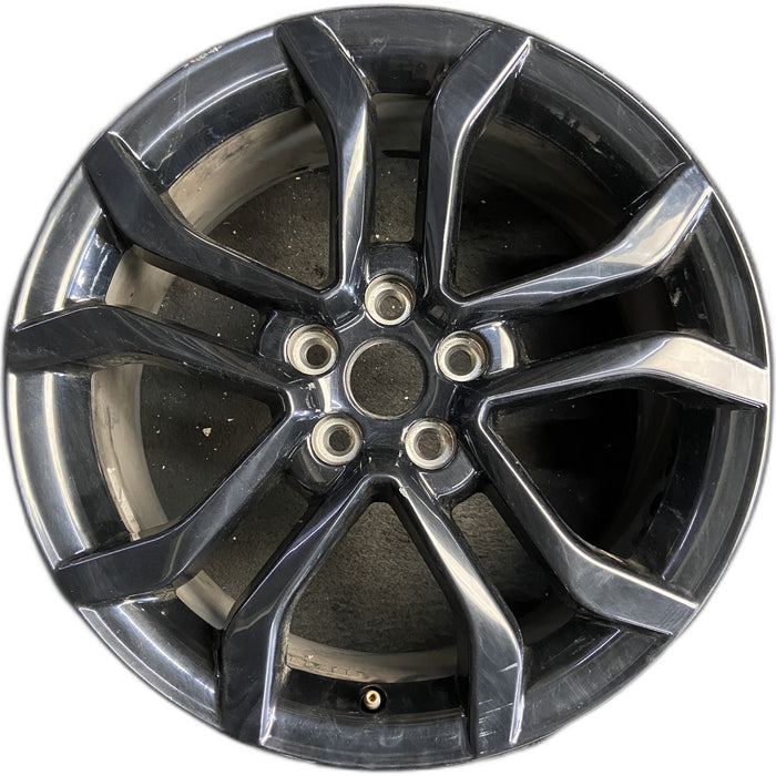 18" FUSION 19-20 18x8, , , , black Original OEM Wheel Rim - Front View