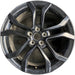 18" FUSION 19-20 18x8, , , , black Original OEM Wheel Rim - Front View