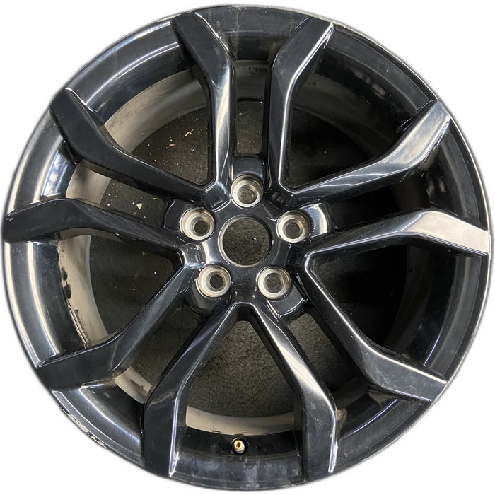 18" FUSION 19-20 18x8, , , , black Original OEM Wheel Rim - Front View