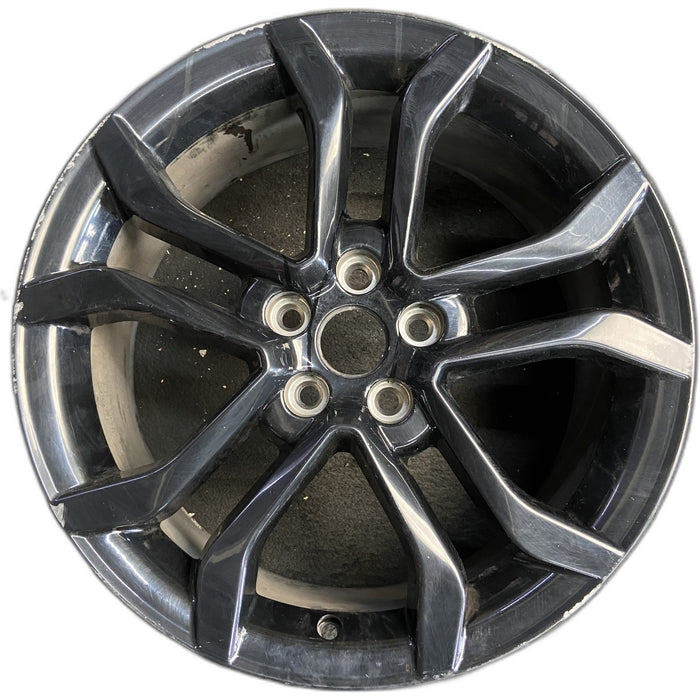 18" FUSION 19-20 18x8, , , , black Original OEM Wheel Rim - Front View