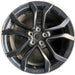 18" FUSION 19-20 18x8, , , , black Original OEM Wheel Rim - Front View