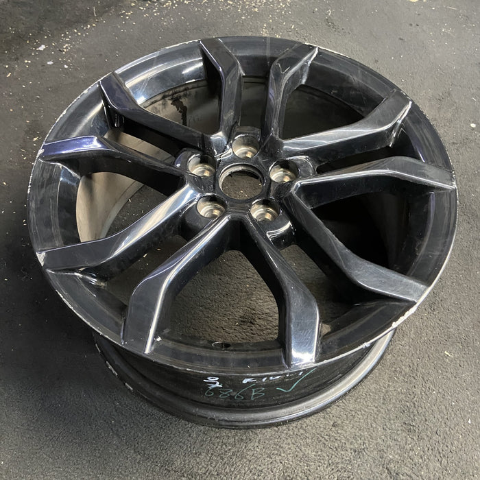 18" FUSION 19-20 18x8, , , , black Original OEM Wheel Rim - View 7