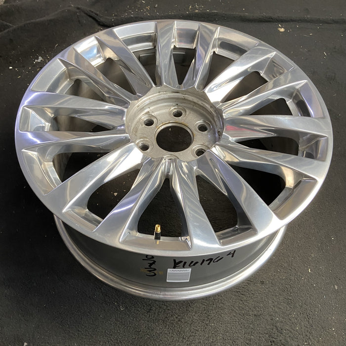 22" ESCALADE 21-24 22x9, 14 spoke, polished Original OEM Wheel Rim - View 7