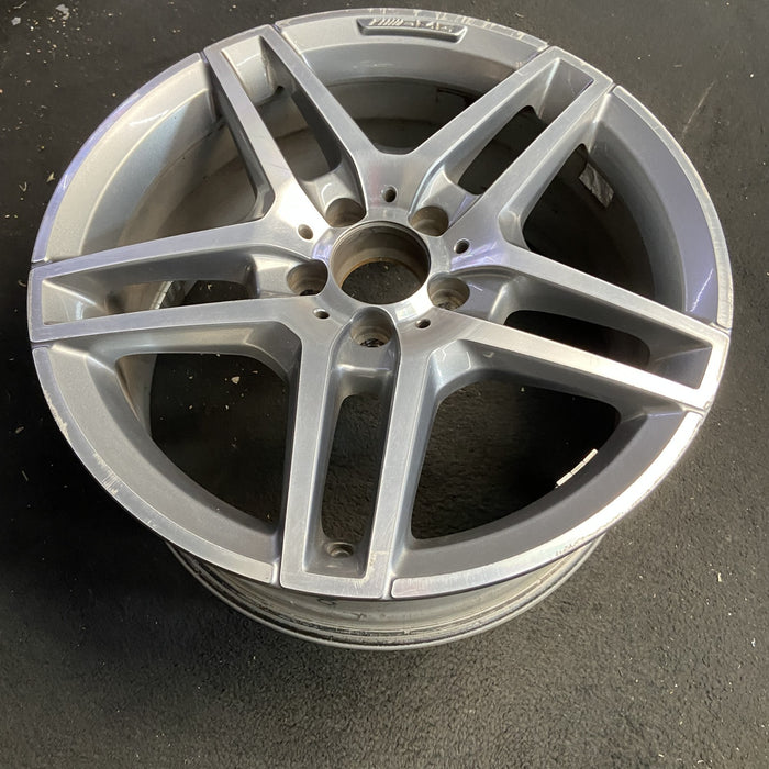 18" MERCEDES E-CLASS 14 212 Type, Sdn, E550, 18x8 Original OEM Wheel Rim - View 7