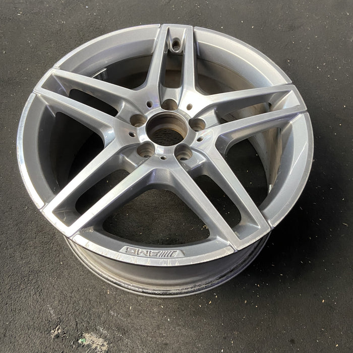 18" MERCEDES E-CLASS 14 212 Type, Sdn, E550, 18x8 Original OEM Wheel Rim - View 8