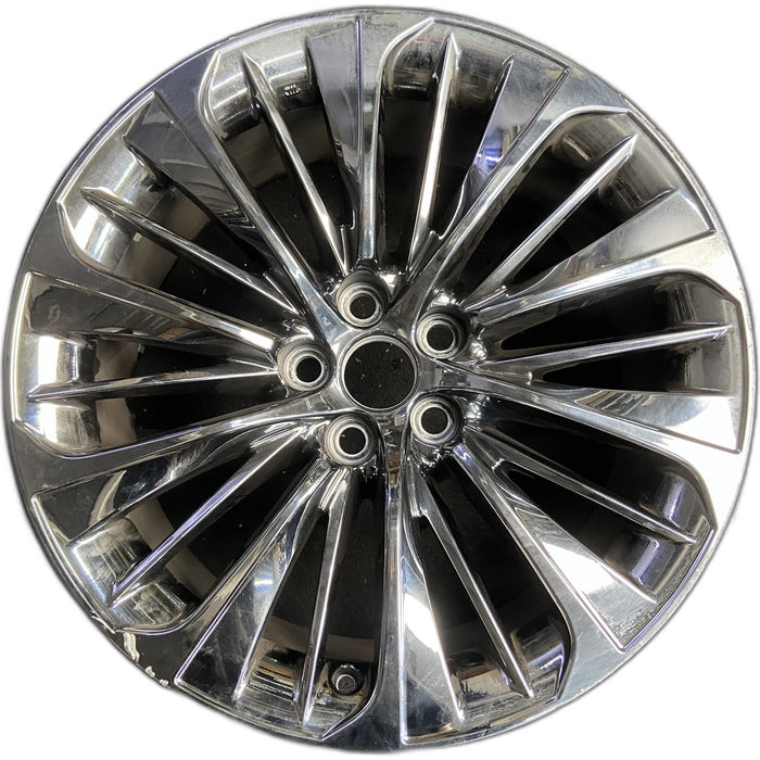20" LS500 18-21 , 20x8.5, 20 spoke Original OEM Wheel Rim - Front View