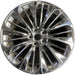 20" LS500 18-21 , 20x8.5, 20 spoke Original OEM Wheel Rim - Front View