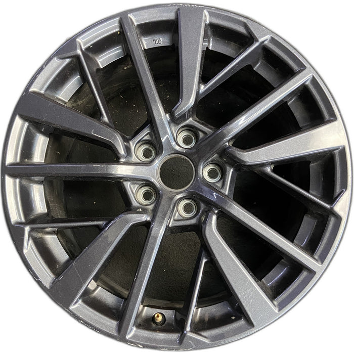 18" WRX 22 18x8.5 , dark gray Original OEM Wheel Rim - Front View