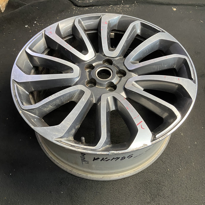 22" RANGE ROVER 18-21 22x9.5 , 7 spoke, V spoke Original OEM Wheel Rim - View 7