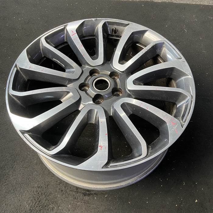 22" RANGE ROVER 18-21 22x9.5 , 7 spoke, V spoke Original OEM Wheel Rim - View 8