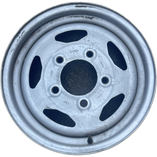 16" LAND ROVER 94-97 steel Original OEM Wheel Rim - Front View