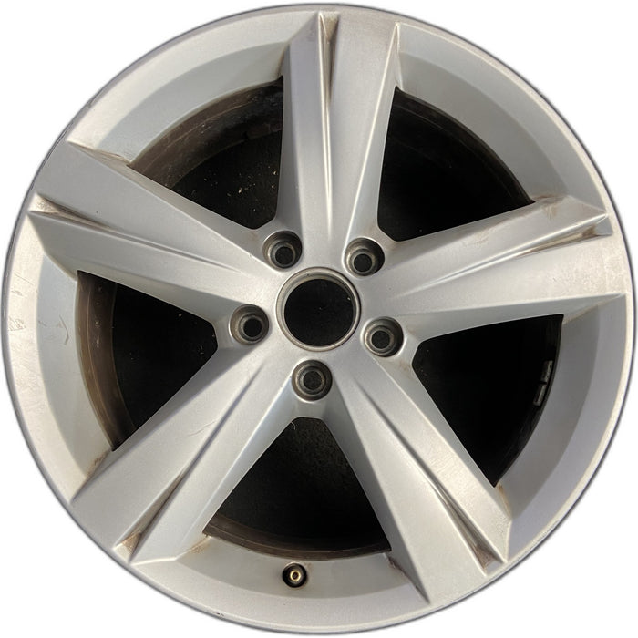 17" PASSAT 12-15 17x7 , 5 spoke Original OEM Wheel Rim - Front View