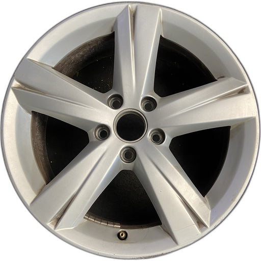 17" PASSAT 12-15 17x7 , 5 spoke Original OEM Wheel Rim - Front View