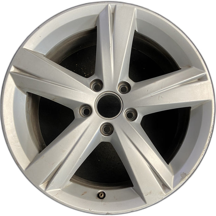 17" PASSAT 12-15 17x7 , 5 spoke Original OEM Wheel Rim - Front View