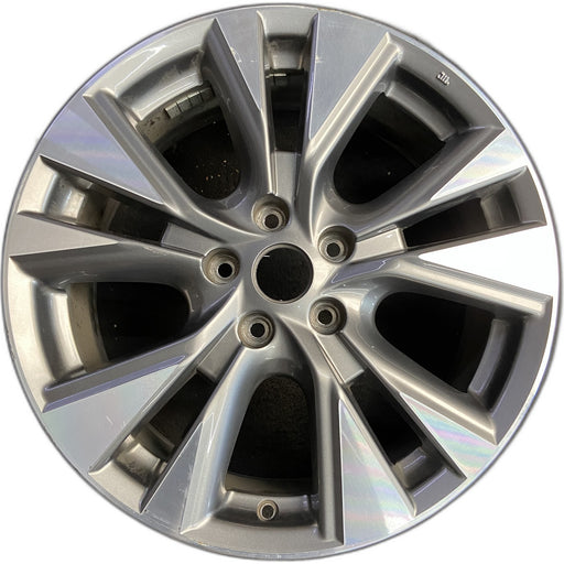 18" MURANO 15-17 18x7.5 , machined Original OEM Wheel Rim - Front View