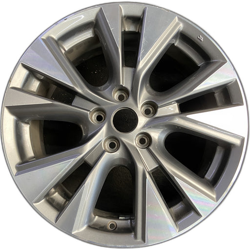18" MURANO 15-17 18x7.5 , machined Original OEM Wheel Rim - Front View