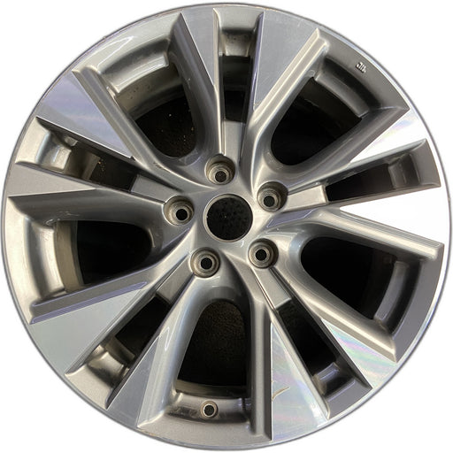 18" MURANO 15-17 18x7.5 , machined Original OEM Wheel Rim - Front View