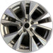 18" MURANO 15-17 18x7.5 , machined Original OEM Wheel Rim - Front View