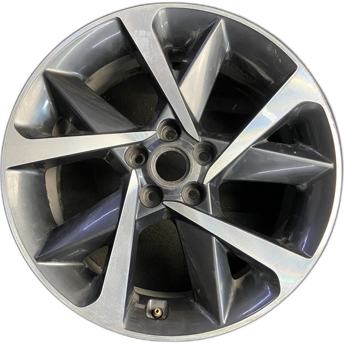 19" SONATA 21 gasoline, 19x8 , , cross spoke Original OEM Wheel Rim - Front View