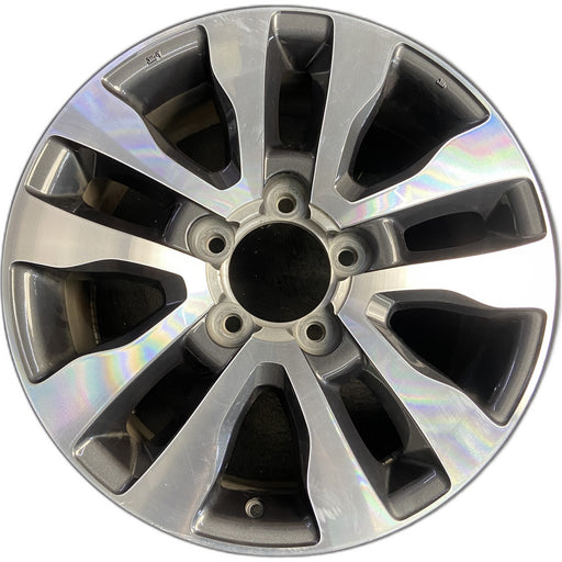 20" SEQUOIA 08-17 20x8, , 10 spoke, dark gray inlay Original OEM Wheel Rim - Front View
