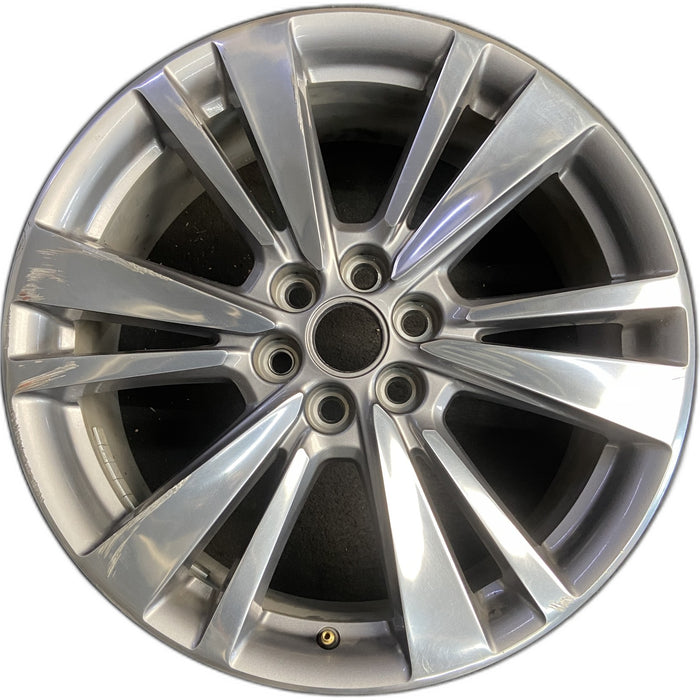 20" XT5 20-25 20x8, 6 split spoke Original OEM Wheel Rim - Front View