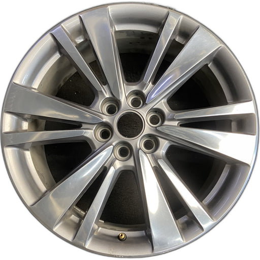 20" XT5 20-25 20x8, 6 split spoke Original OEM Wheel Rim - Front View