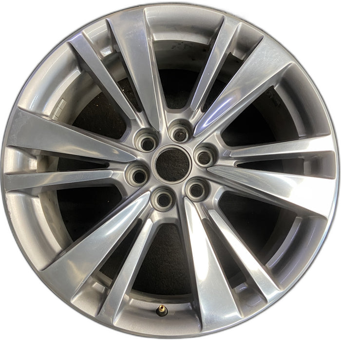 20" XT5 20-25 20x8, 6 split spoke Original OEM Wheel Rim - Front View