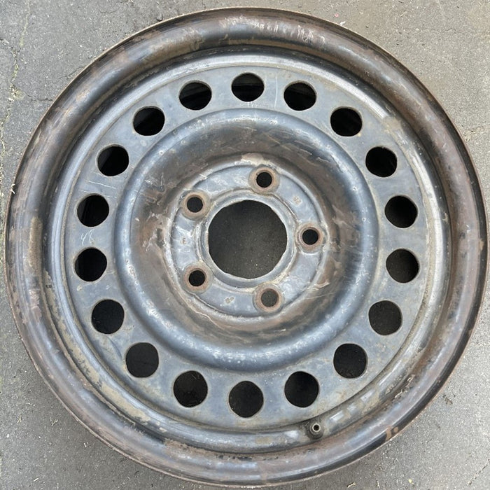 15" DEVILLE 89-90 15x6, steel Original OEM Wheel Rim - Front View