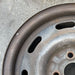 14" ESCORT 97 14x5 , silver Original OEM Wheel Rim - Side Profile