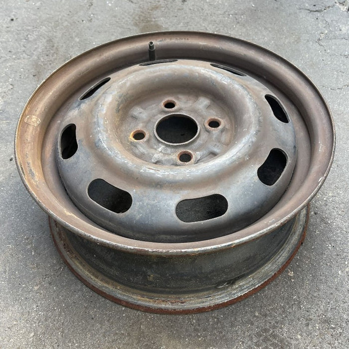 14" ESCORT 97 14x5 , silver Original OEM Wheel Rim - View 8