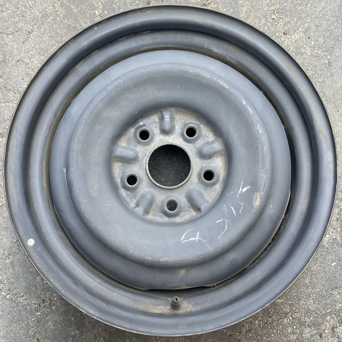 16" CAMRY 00-01 16x6 , steel, 4 small holes Original OEM Wheel Rim - Front View