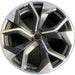 23" AUDI RSQ8 20-24 23x10.5 , , machined dark gray Original OEM Wheel Rim - Front View