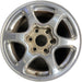 17" SIERRA 1500 PICKUP 01 17x7.5 , fully polished Original OEM Wheel Rim - Front View
