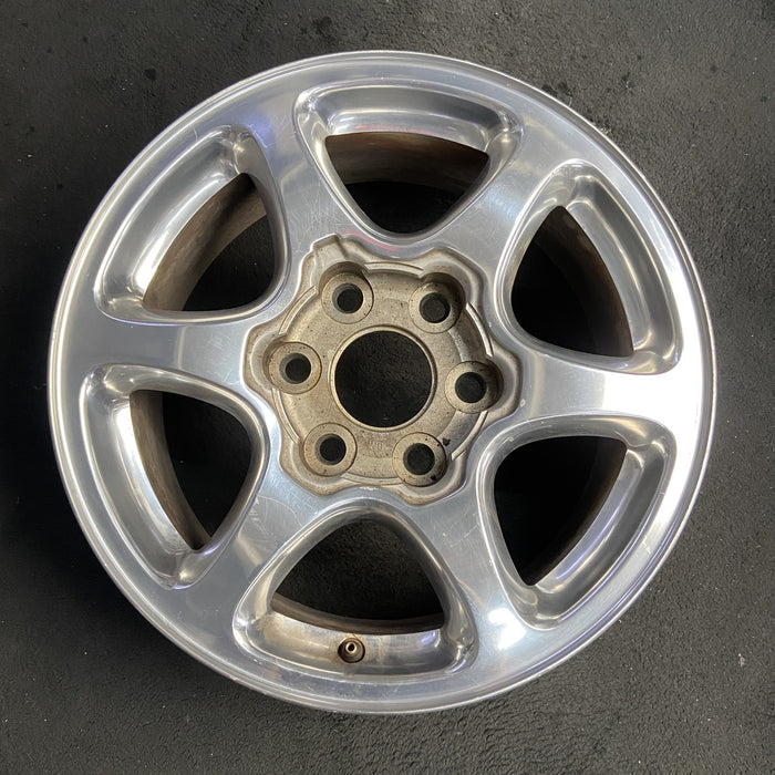 17" SIERRA 1500 PICKUP 01 17x7.5 , fully polished Original OEM Wheel Rim - Additional View